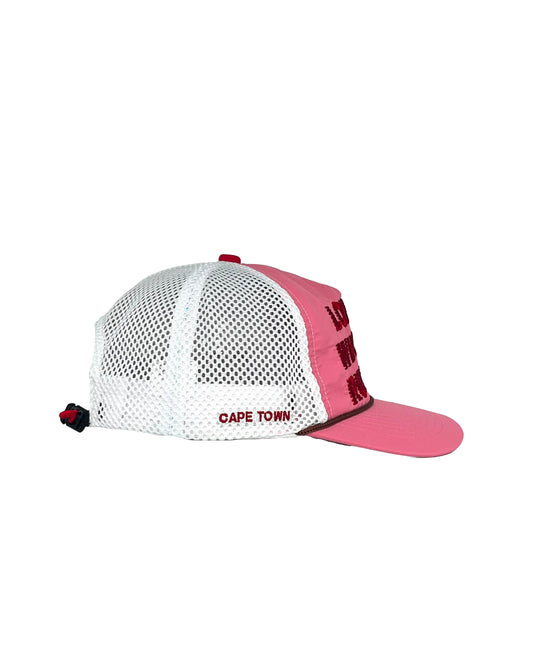 "Lovers who are Runners" Trucker Pink