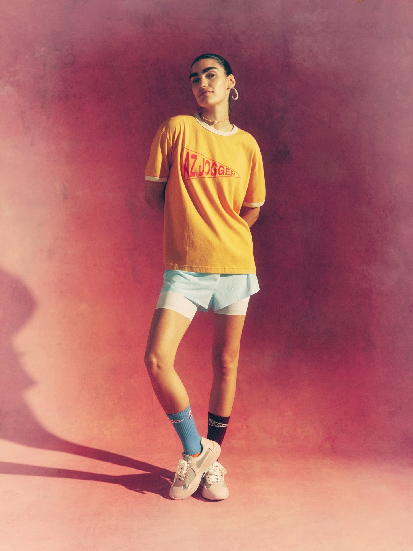 "AZ Jogger" Ringer Tee
