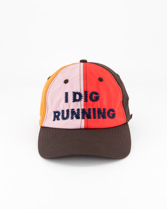"I Dig Running" Dad Hat Multi Colour