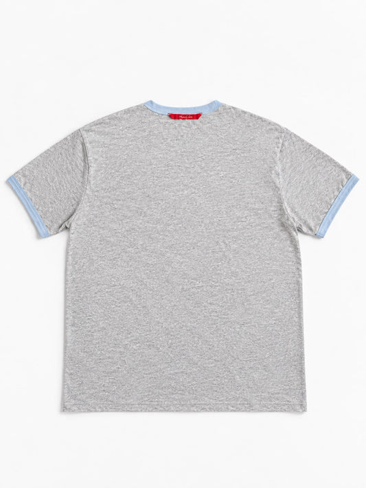 "Butterfly" Ringer Tee Grey