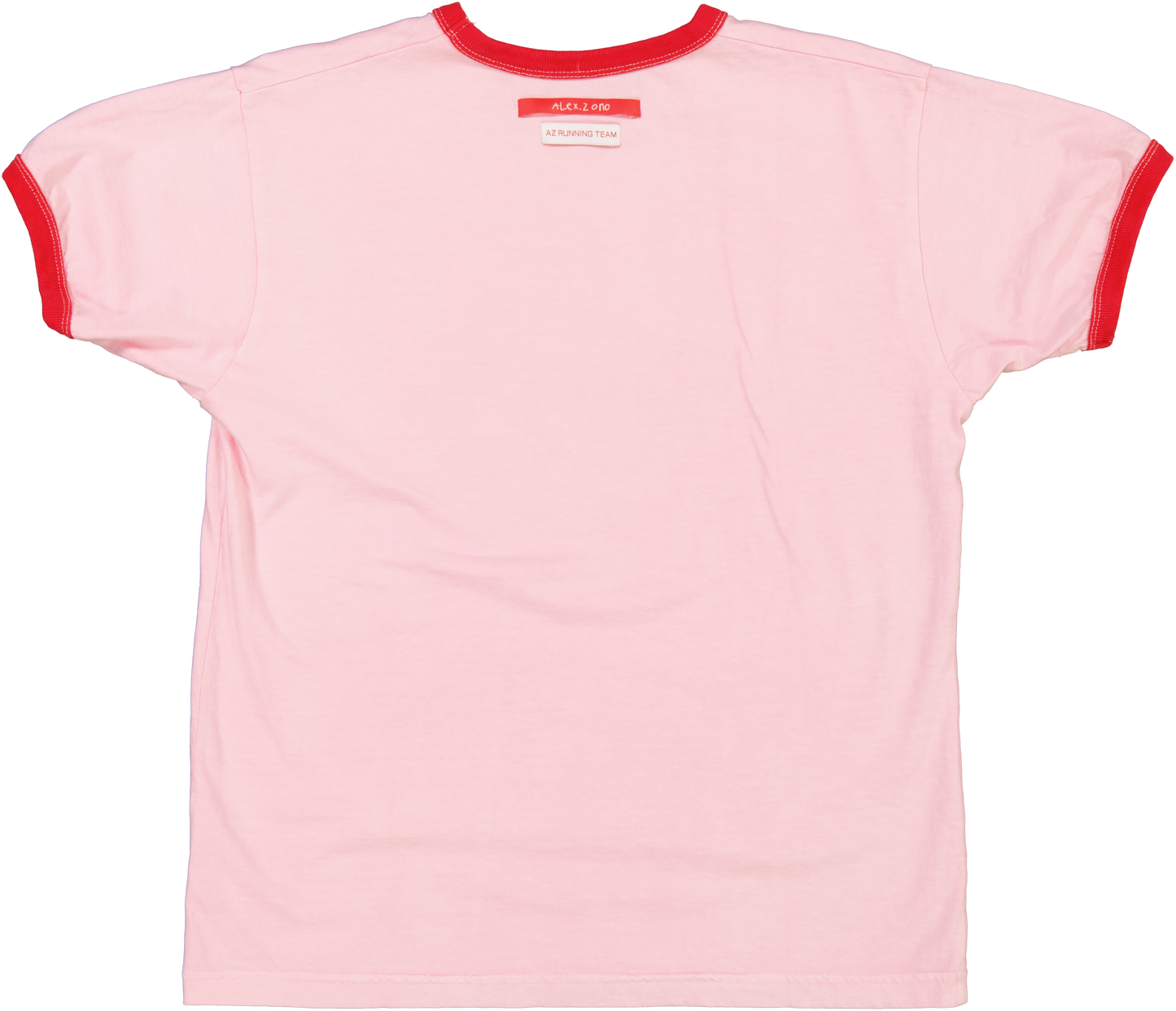 "Running Is My Best Friend" Ringer Tee Pink