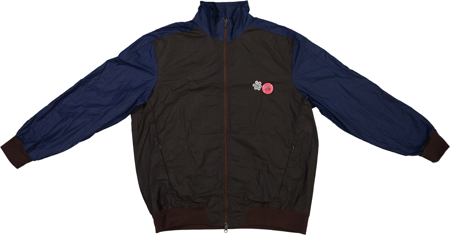 "Bestie" Waxed Cotton Track Jacket