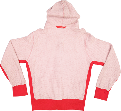 Waffle Hoodie Pink