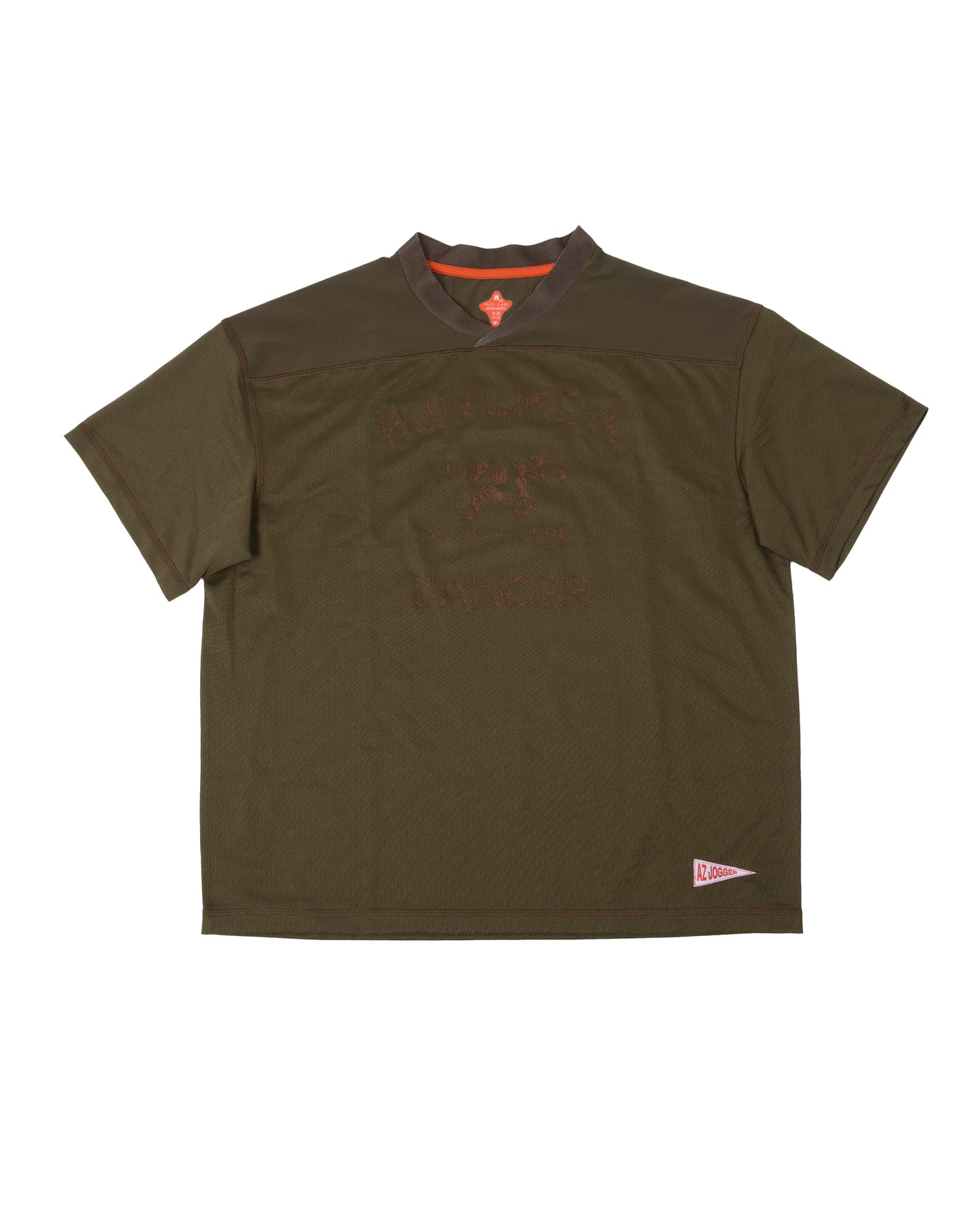 Cow Dancer Mesh Tee Brown