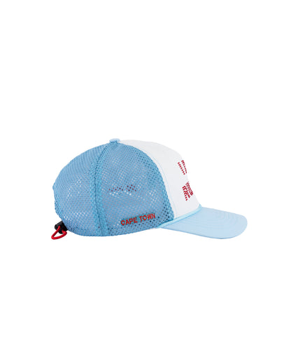 "I DIG RUNNING" Rhinestone Trucker Blue