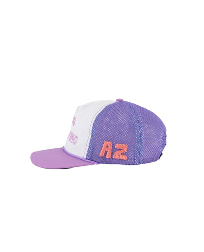 "I DIG RUNNING" Rinestone Trucker Purple