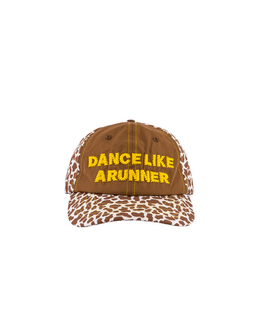 " DANCE LIKE A RUNNER" Cow Print Dad Hat