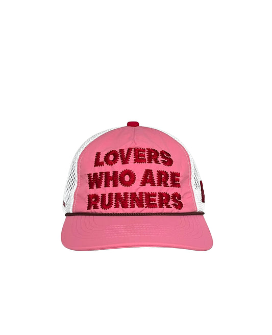 "Lovers who are Runners" Trucker Pink