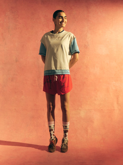 "Cape Town" Sky Crop Tee