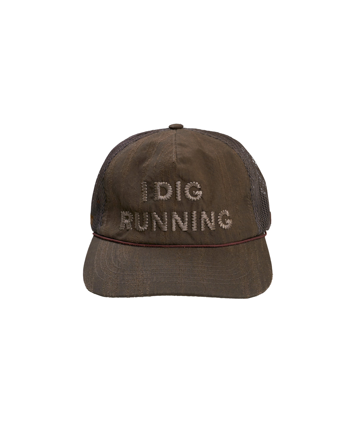 Alex Zono x Xlim " I Dig Running" Brown