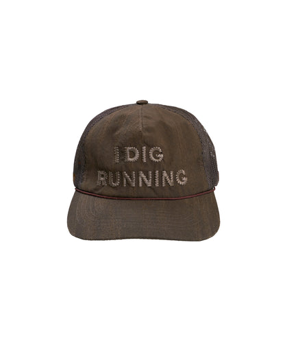 Alex Zono x Xlim " I Dig Running" Brown