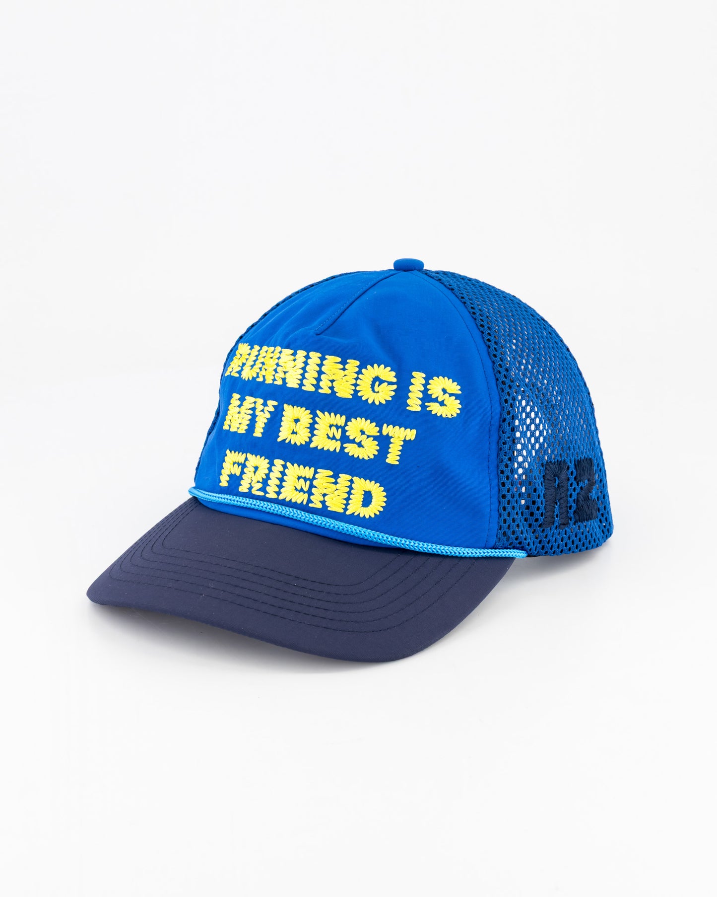 "Running is my Best Friend " Trucker Blue
