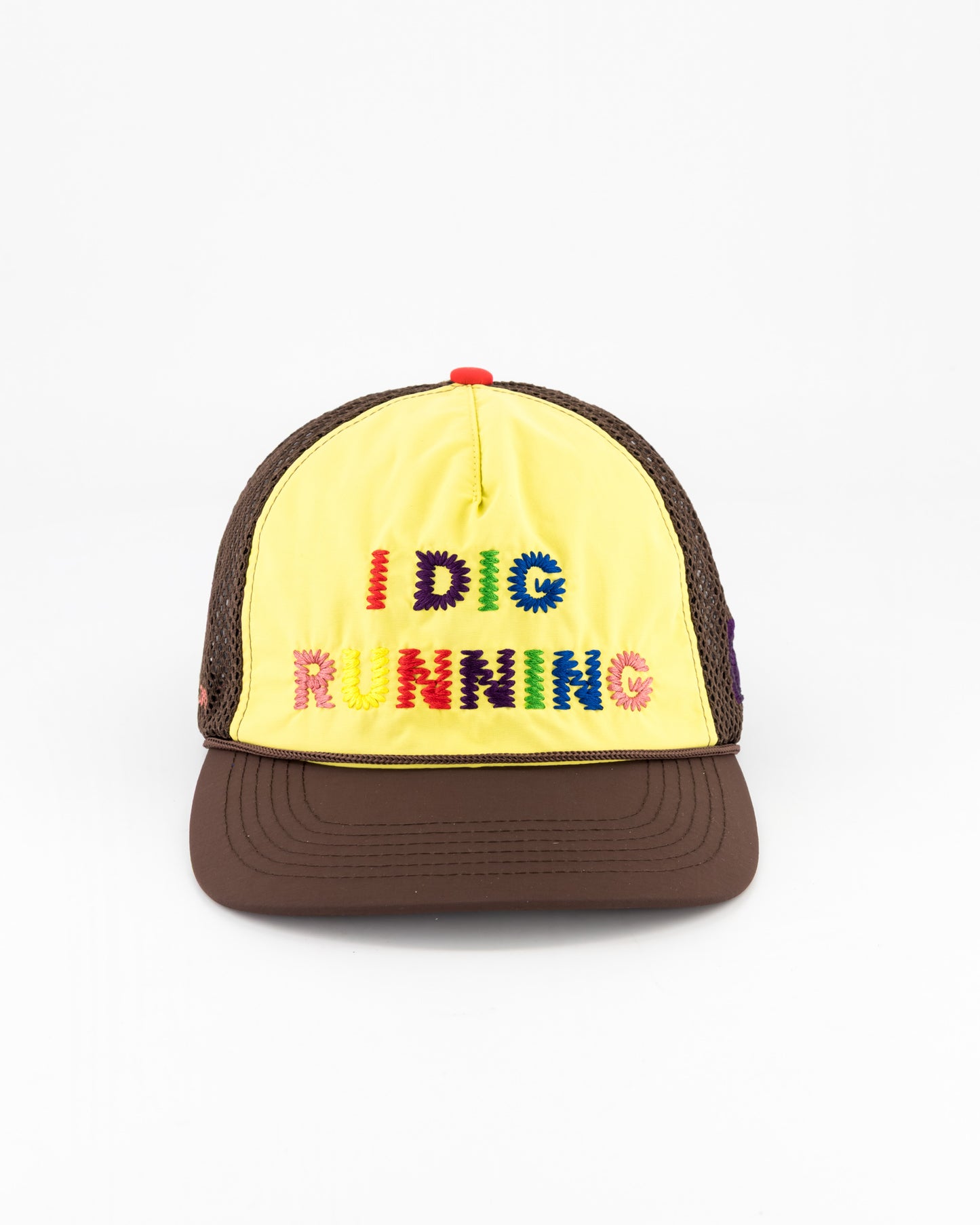 "I Dig Running" Trucker Rainbow