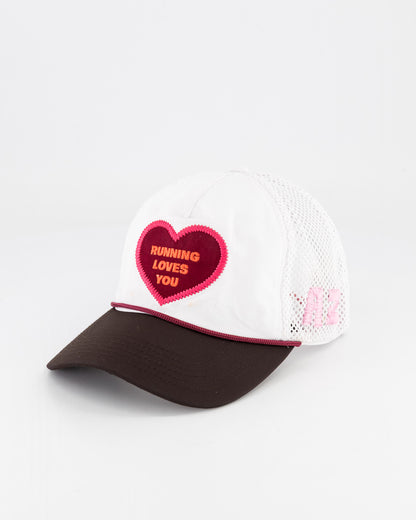 "Running Loves You" Trucker Heart