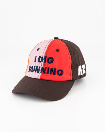"I Dig Running" Dad Hat Multi Colour