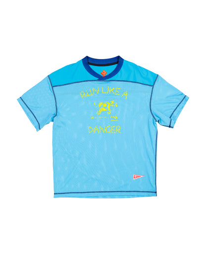 "Run Like A Dancer" Mesh Football Tee