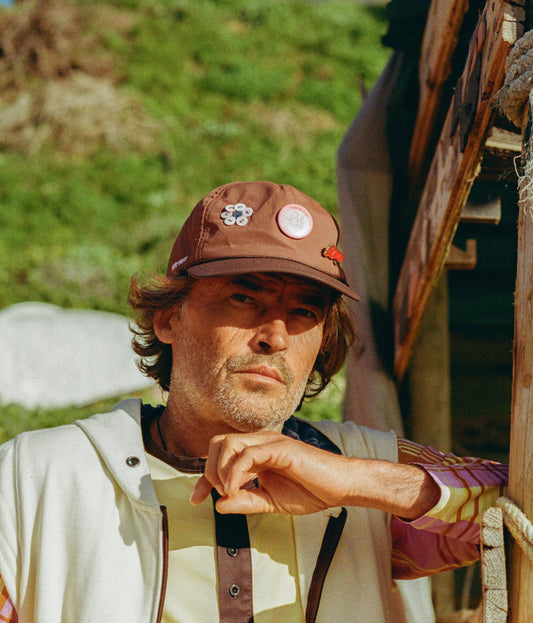 "Running is my Best Friend" Trucker Brown Pins