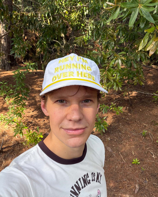 "Hey I'm running over here" Trucker White