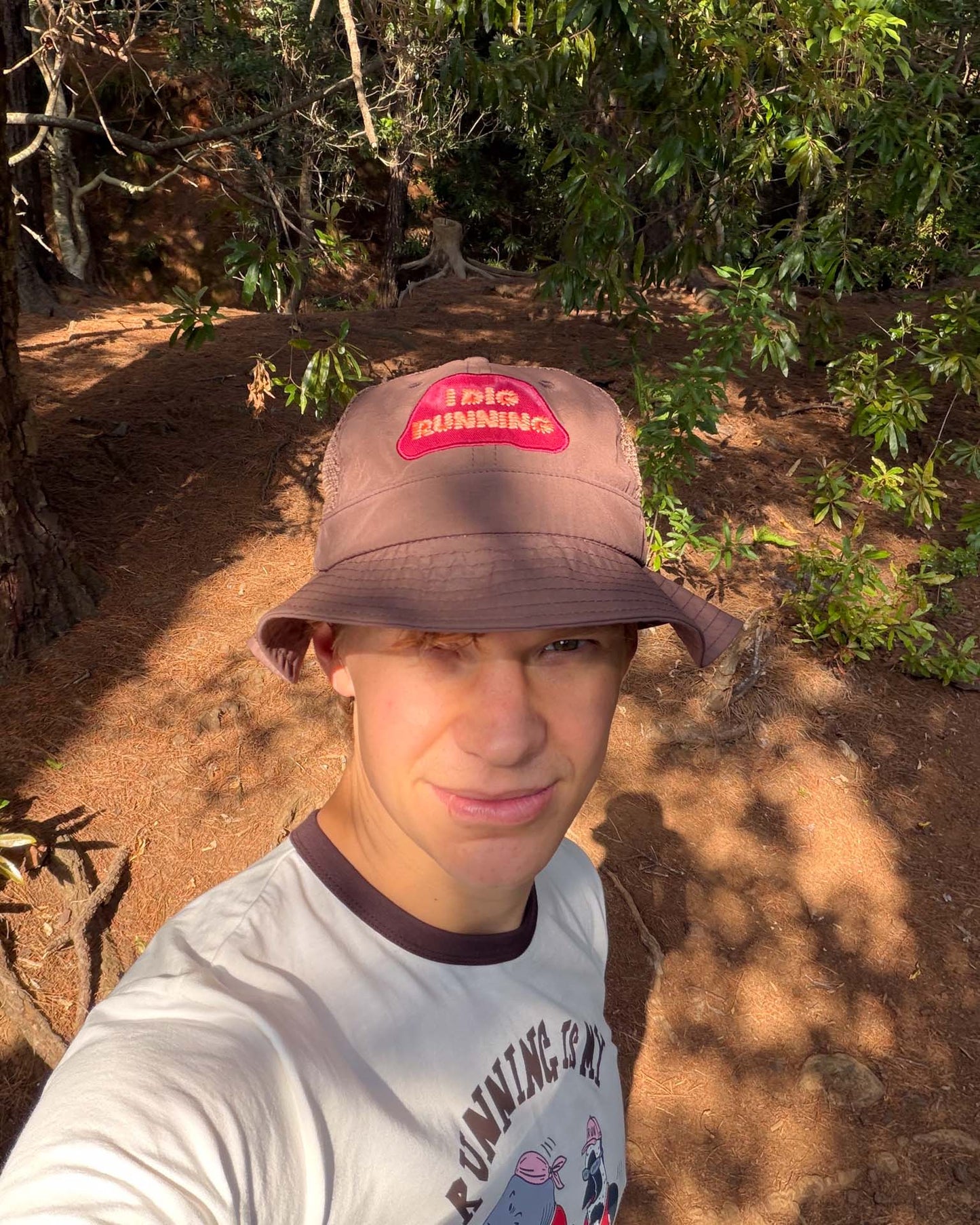 " I Dig Running" Bucket Hat