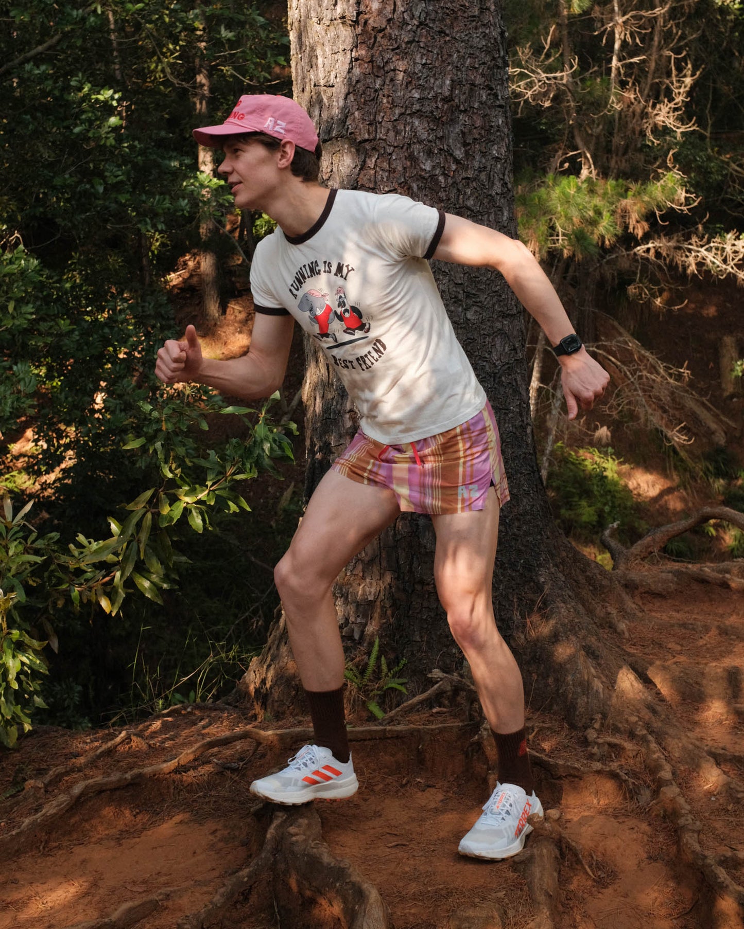 "Running Is My Best Friend" Ringer Tee