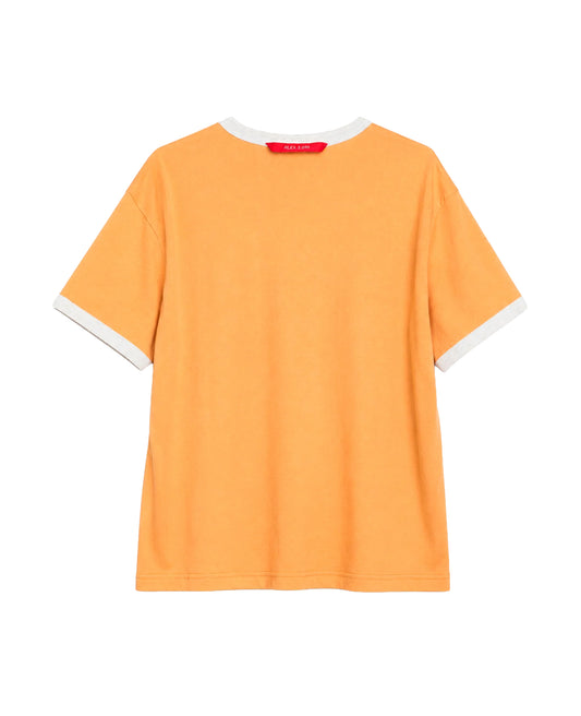 "Cow Charm" Ringer Tee