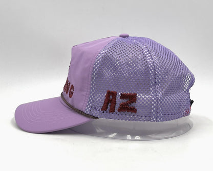 "I Dig Running" Trucker Hat PURPLE